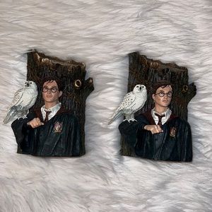 Harry Potter Book Ends with Hedwig Bookends by Neca